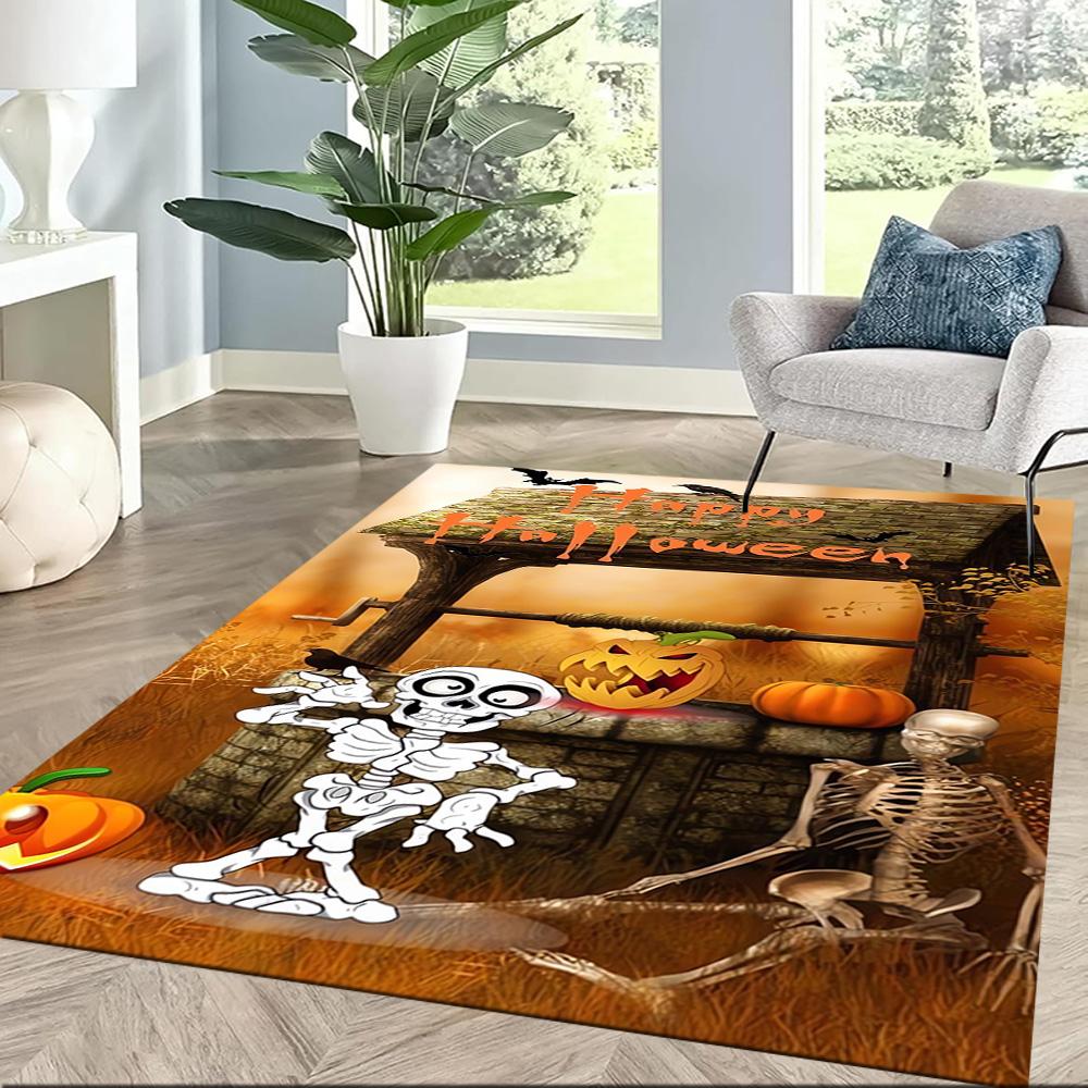 Halloween 81 Floor Mat Design for Hallway Decorate Room Study Room Bedrooms Antislip Carpet Anime Office Decor Perfect Gift for Friends & Family