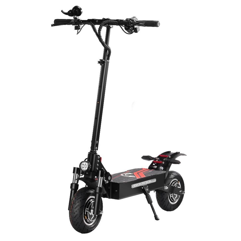 Boyueda Hulajnoga elektryczna Q7 Pro, 2×1600W, 52V19Ah, Prędkość maksymalna 70km/h, Zasięg 70km, Hamulce hydrauliczne, 10" opony bezdętkowe, Składana hulajnoga elektryczna terenowa