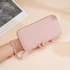 New Fashion Women Long Wallet Large Capacity Multiple Card Slots Zippered Purse Business Handbag Card Holder Wallet Coin Bag