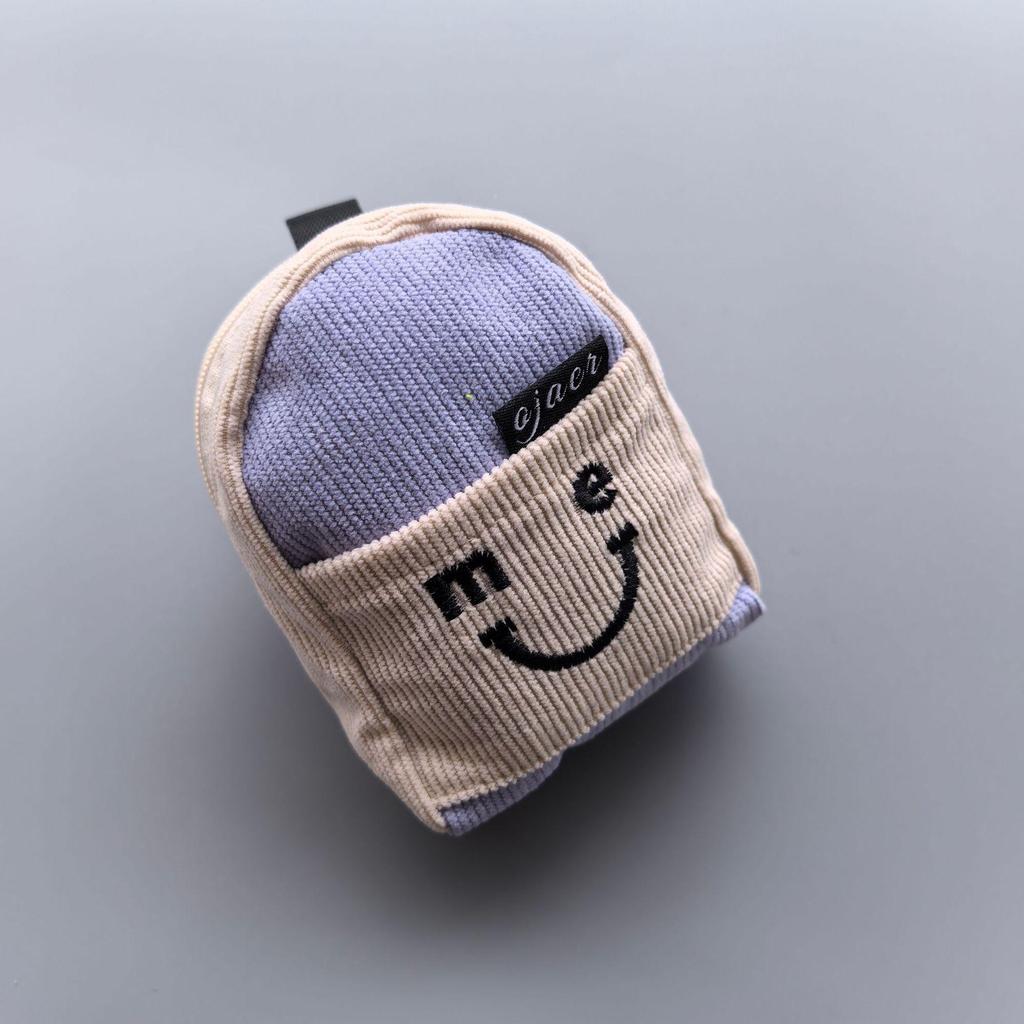 Căști Colorate & Pandantiv Portofel Monede Rucsac Mini cu Design Casă Ciupercă și Șnur pentru Telefon