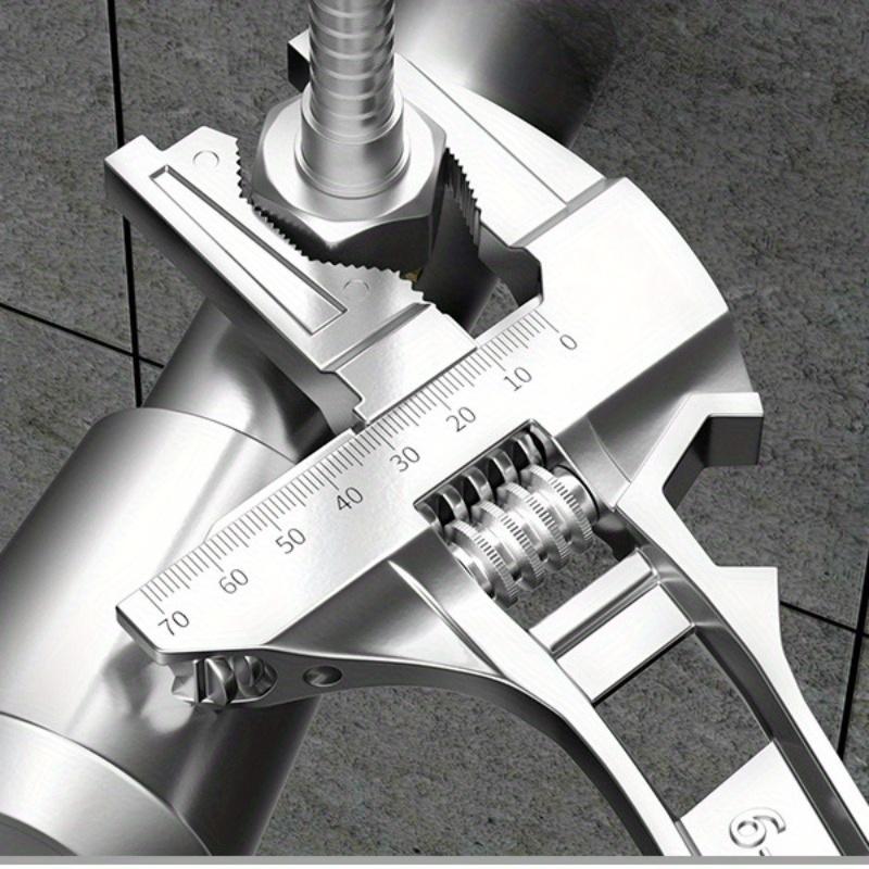Multifunctional Adjustable Wrench, Large Opening Spanner for Kitchen & Bathroom, Manual Operation