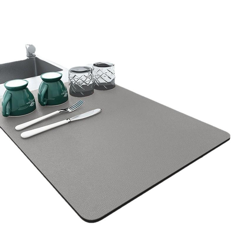 Simple Diatom Mud Non-slip Quick-dry Kitchen Mat - Water-absorbent & Easy to Clean Coaster