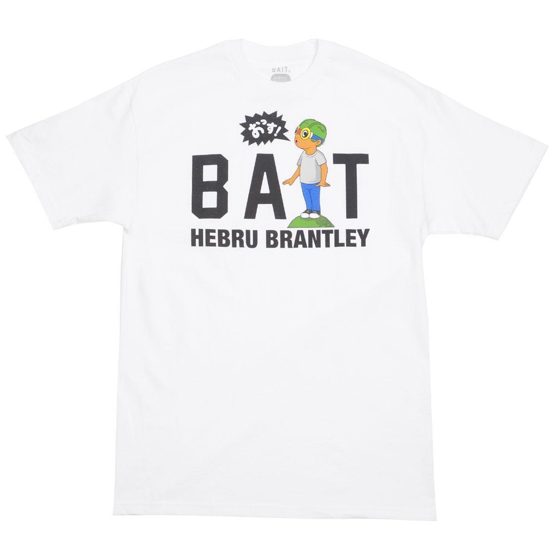 Hebru Brantley BAIT Flyboy Shout Logo White T-shirt Tee Size Medium XXL