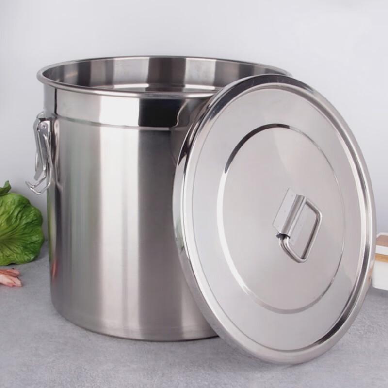 Stainless Steel Sealed Storage Bucket