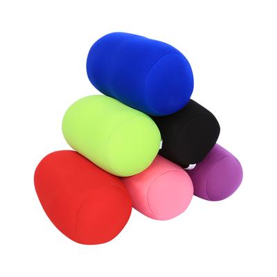 Mini Microbead Back Cushion Roll Throw Pillow Travel Home Sleep Neck Support Comfortable Home Seat Pillow
