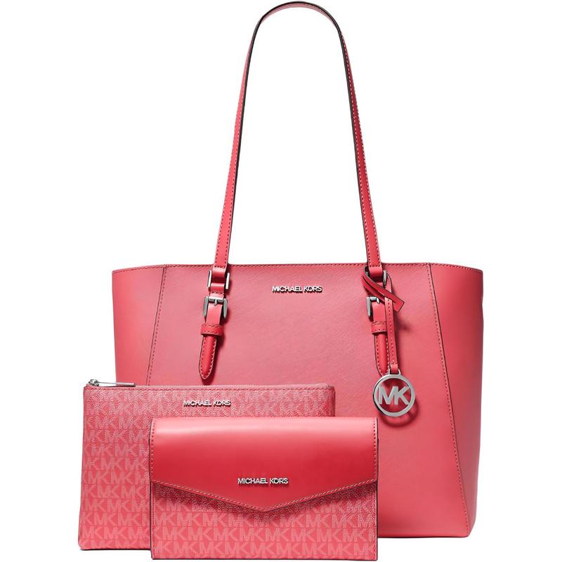 MICHAEL KORS Charlotte Logo Classic Leather