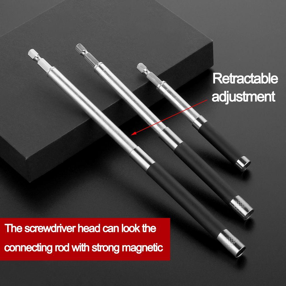 Quick Release Conversion Tool Parts Electric Drill Extension 1/4" Hex Shank Screwdriver Bit Holder