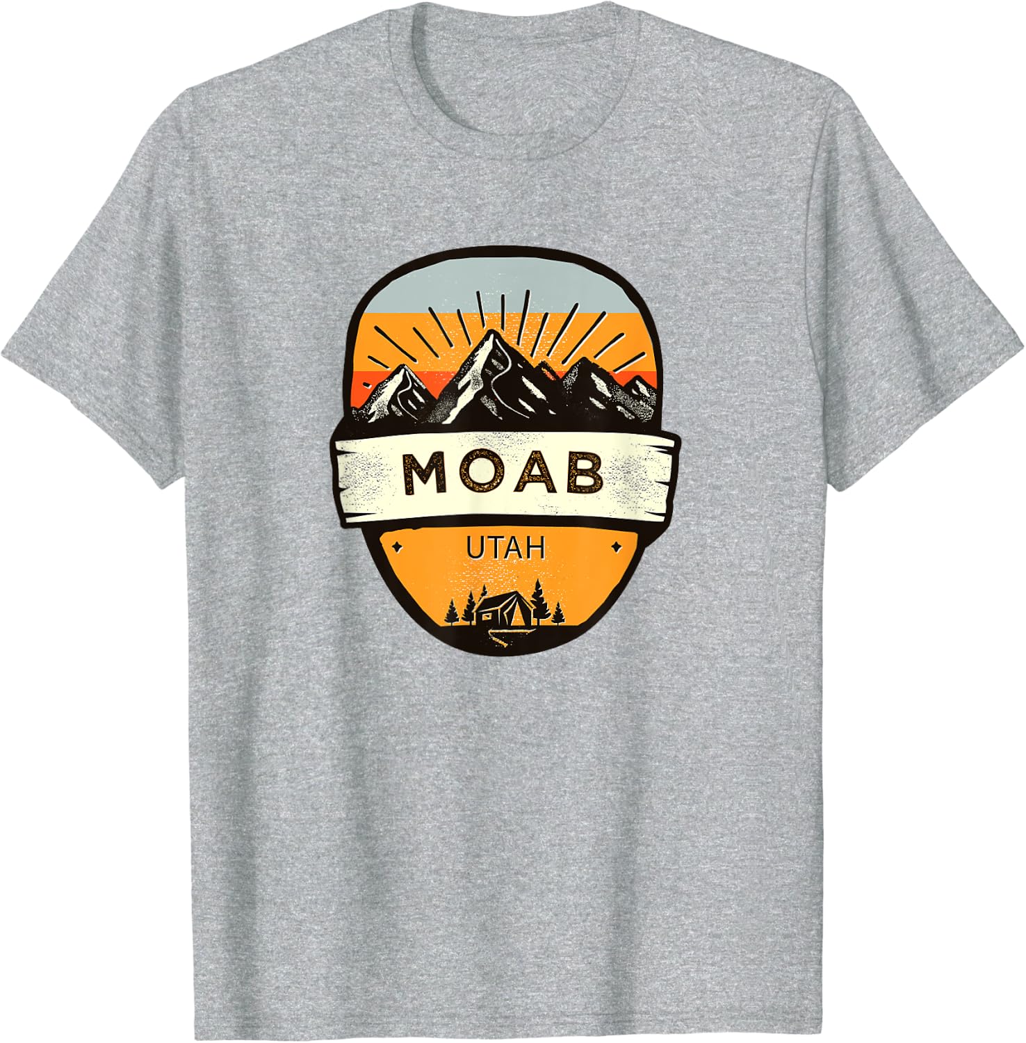 Vintage Moab Utah Souvenir Men T Shirt M серый