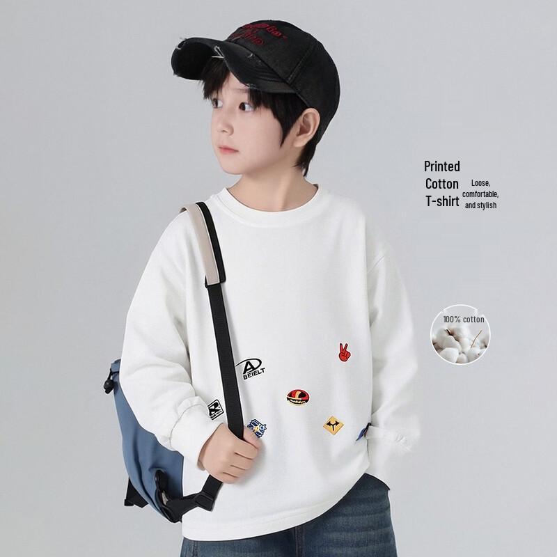 Youyou Fairy Tale Boys  Pure Cotton Long-Sleeve T-Shirt 130