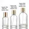 Compact Transparent Glass Perfume Spray Bottle - Travel-Friendly Snap-On Decanter