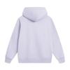 Li Ning Sports Lifestyle Series Simple Fleece Versatile Cartoon Animal Letter Print Drop Shoulder Loose Hoodie Women Hoodies Sea-Salt-Purple AWDVC78-3
