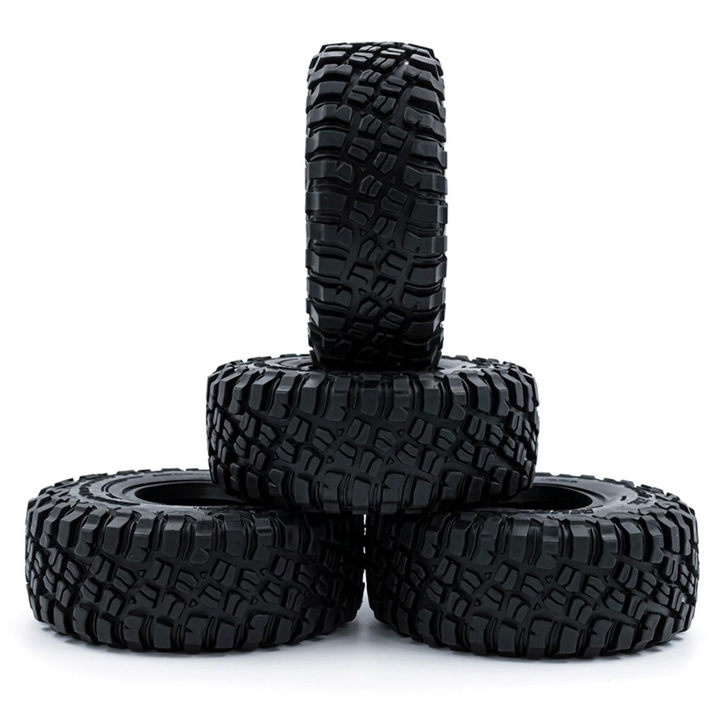 RC Crawler Rubber Tires RC Car Tires 4pcs Replacement for 1/10    al SCX10 90046 SCX10 III  03007  03003 RC Car