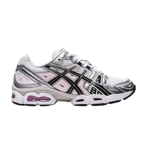

Asics Женские гелевые кроссовки Nimbus 9, белые, светло-розовые, артикул 1202A278-103 EU 35.5 чёрный/белый