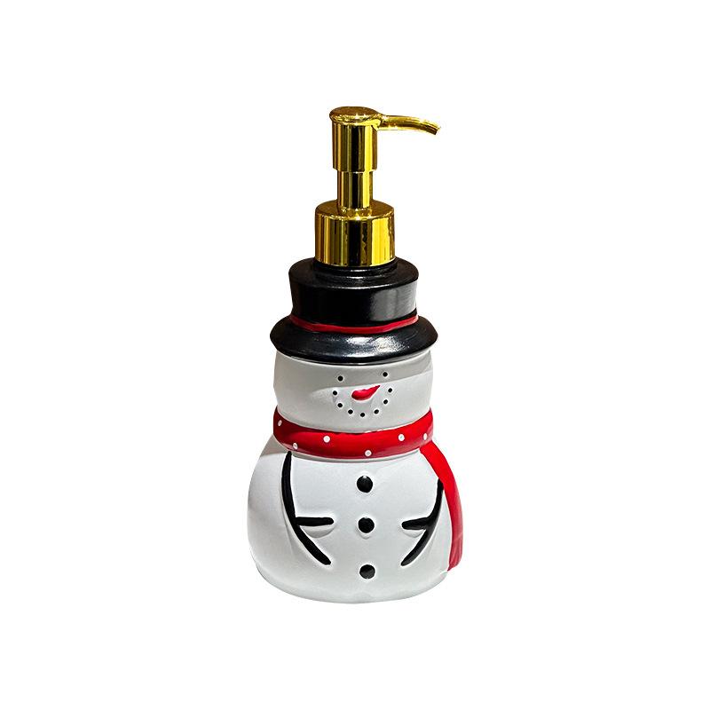 Cartoon Fun Santa Soap Dispenser Bottling Home Bathroom Bathroom Hand Sanitizer Pressing Bottle Decorations