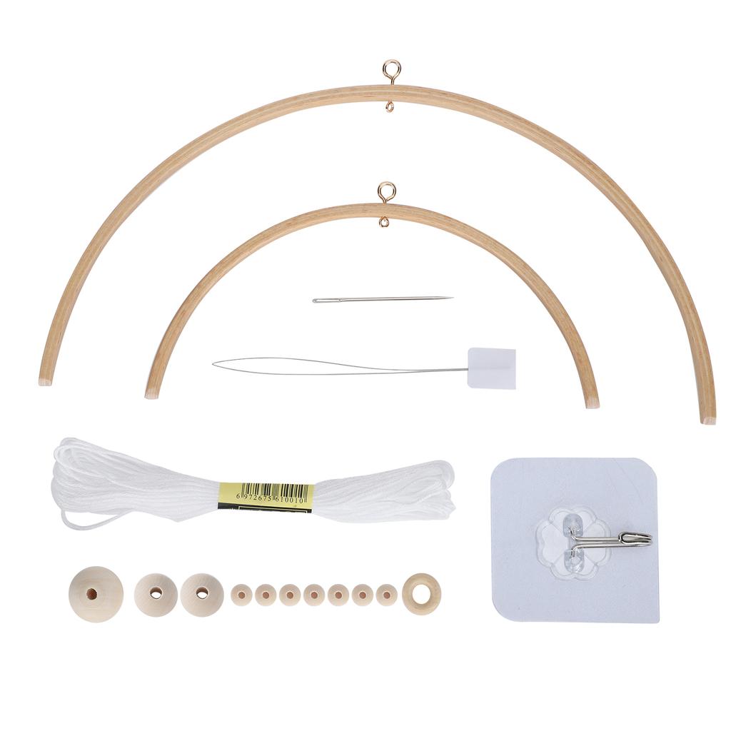 Wind Chime Kit DIY Handcraft Chimes Bells Wood Baby Crib Mobile Wind Chime Pendant