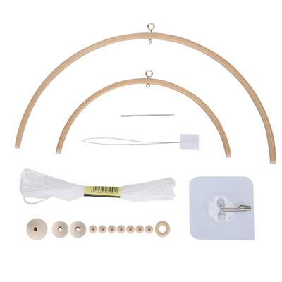 Windspiel-Set DIY Handarbeit Glockenspiel Glocken Holz Babybett Mobile Windspiel Anhänger