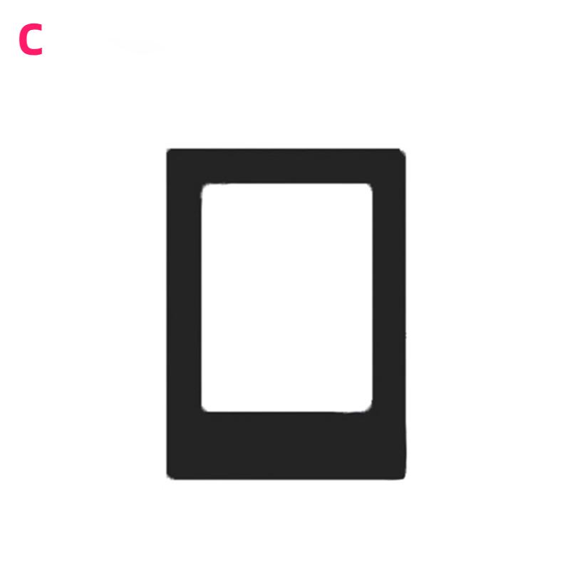 PGY Ins Magnetic Photo Frame 3-inch Polaroid Photo Refrigerator Magnet Desktop Pen Holder Ornaments Hollow Small Card Photo Wall