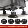 Universal Gas Stove Foot Mat Suction Cup Jumping Bed Foot Covers for Gas Stoves and Trampolines