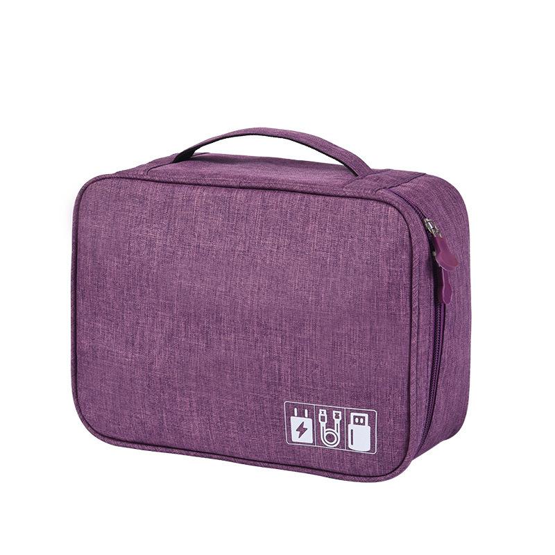 Multifunctional Digital Electronic Storage Bag Polyester Data Cable Portable Storage Bag