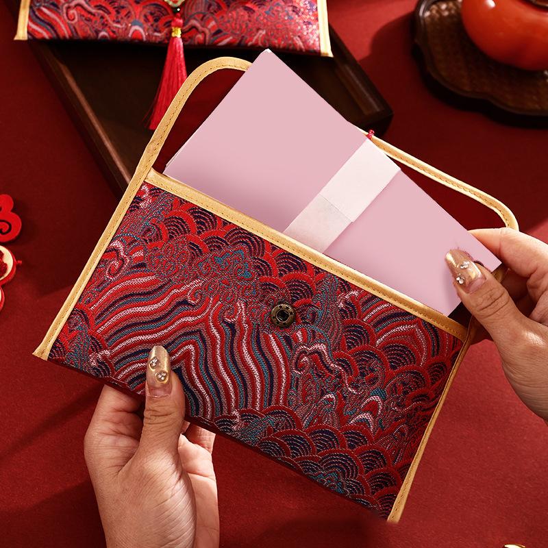 2026 Red Envelopes Chinese New Year Decorations Party Favors Gifts Bags Money Packaging Bags Spring Festival Red Pockets