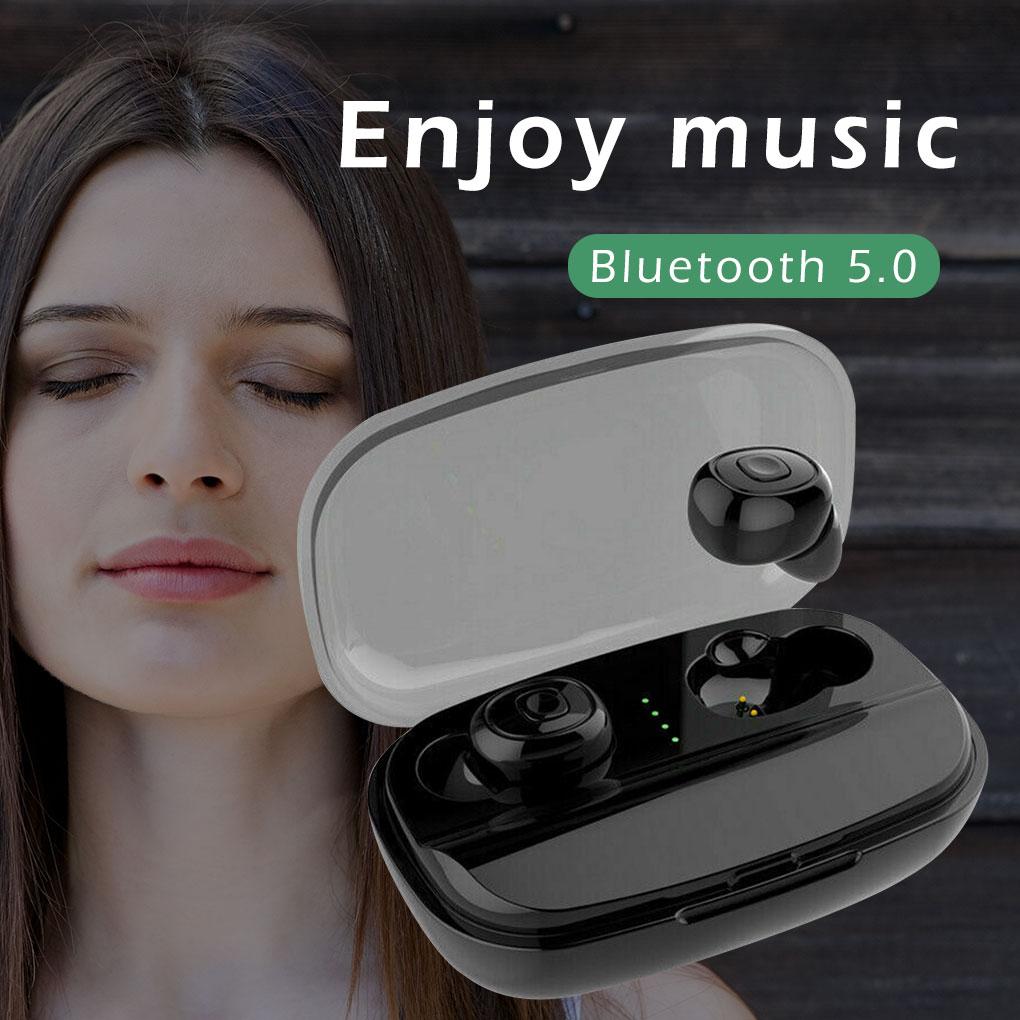 Wireless Earphone Bluetooth 5.0 Binaural Stereo Hi-fi Sports Headphone Portable Mini Headset