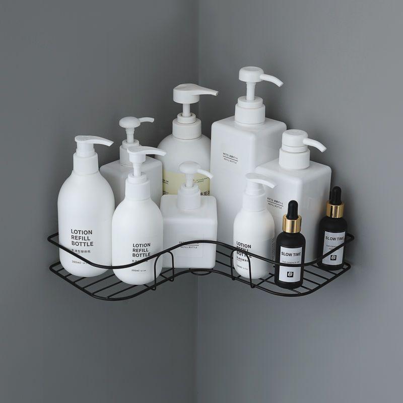 Non-perforated Tripod Bathroom Washstand Toilet Wall-mounted Wall Kitchen Storage Thickened Shelf Toilet Shelf