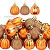 24 Pcs Pumpkin Ball Hanging Ornament Fall Pumpkin Thanksgiving Tree Decorations For Indoor Outdoor Christmas Party