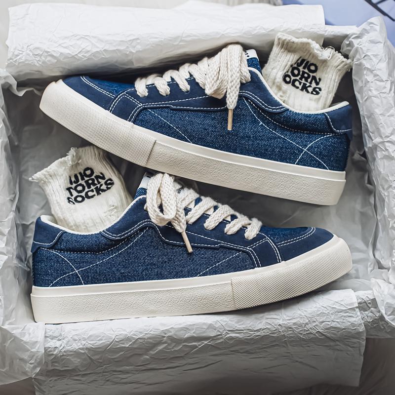 Fashion Brand Men Casual Shoes Street Designer Skateboarding Shoes 2025New Spring Breathable Board Shoes for Men Lace Up Sneaker