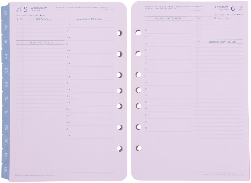 Franklin Planner Starter 1 Page Per Starting In Classic 86338 Kit, Day, 2025, January, 12-month Version, Size, Black,