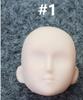 1/6 Doll Head Doll Parts Acssories No Makeup Head OB Female / Male Head Practi Makeup DIY Obitsu27