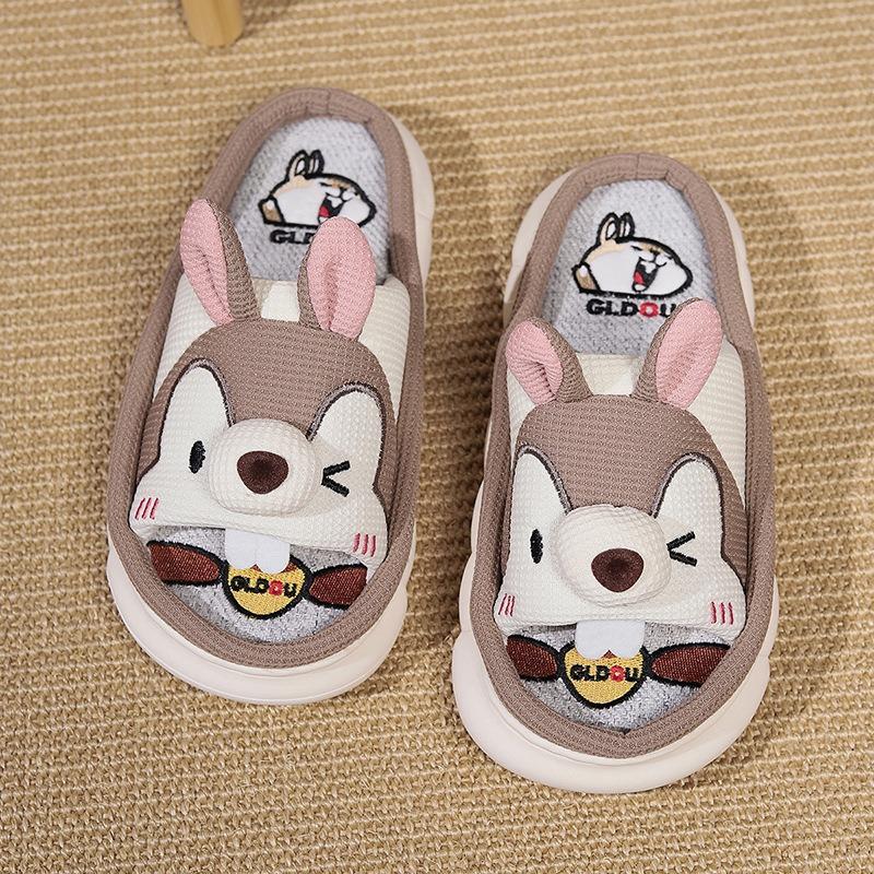 Women Cartoon Pig Slippers Autumn Platform Soft Home Slippers Lovely Soft Soles Women Slippers Non-slip Cloud Slides Shoes Women