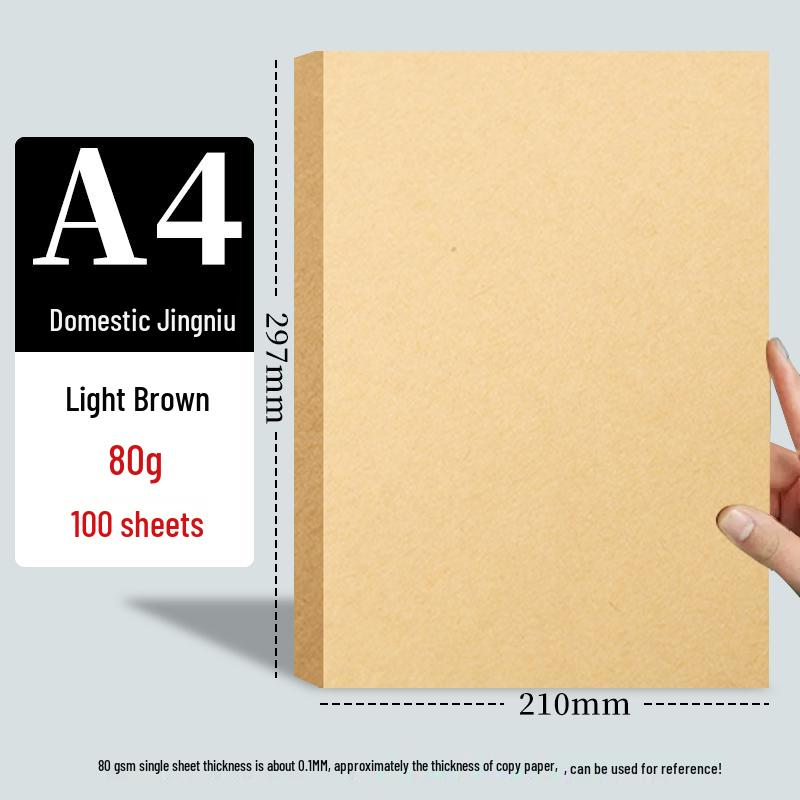 A5 Kraftový papír a A4/A3 Karton pro dětskou tvorbu - Zesílený, Univerzální & Odolný