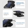 Waterproof Solar Clip-on Lamp Clip On Garden Wall Light Solar Garden Lights  Terrace Lighting