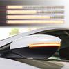 2PCS LED Car Rearview Mirror Indicator Lamp DRL Streamer Auto Headlight Strip Turn Signal Flowing Light Source Car Daylight 12V