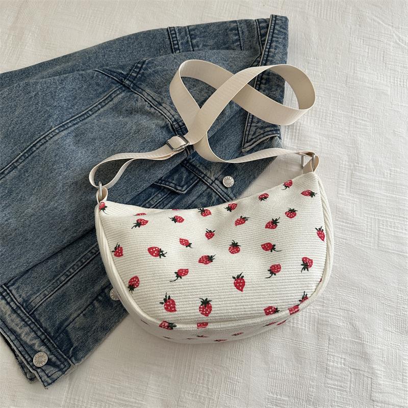Casual Large Capacity Simple Sweet Style Crossbody Bag Summer Dumpling Bag Fashionable Underarm Bag New Women's Bag