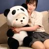 Süßer Bär verwandelt sich in Panda Plüschtier Spielzeug für Jungen und Mädchen Geburtstagsgeschenk Schlafkuschler