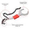 3-in-1 Multifunctional Bicycle Repair Tool Bike Chain Wrench Spanner Bottom Bracket Flywheel Tail Hook Remover