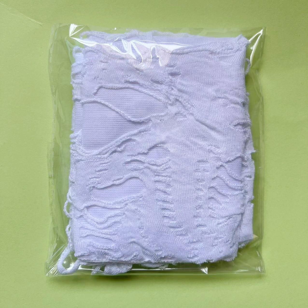 

Halloween Gloves Beggar Black Ripped Gloves Punk Dark Gloves Cosplay Clothes Accessories Gloves One size