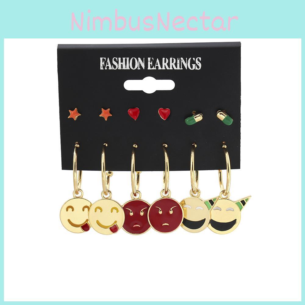 Stylish Geometric Alloy Earrings For Women European American Jewelry Fashion