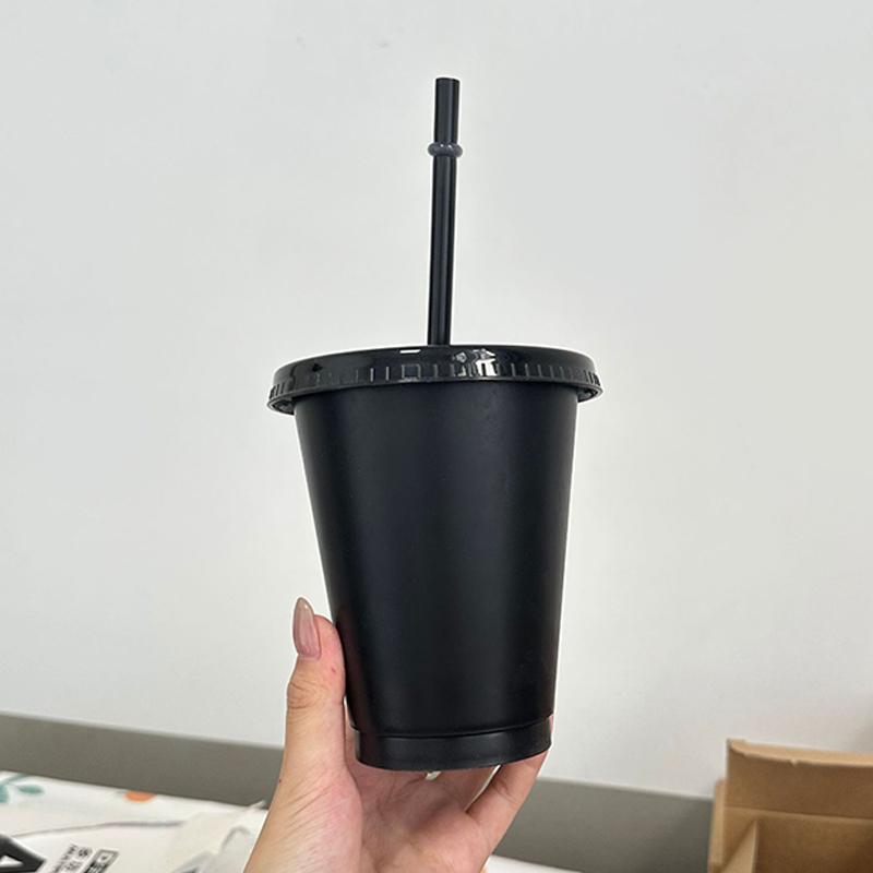 1 Pcs Reusable Straw Drinking Cup Personalized Flash Powder Water Bottle Durable Plastic Tumblers With Straws,Lid