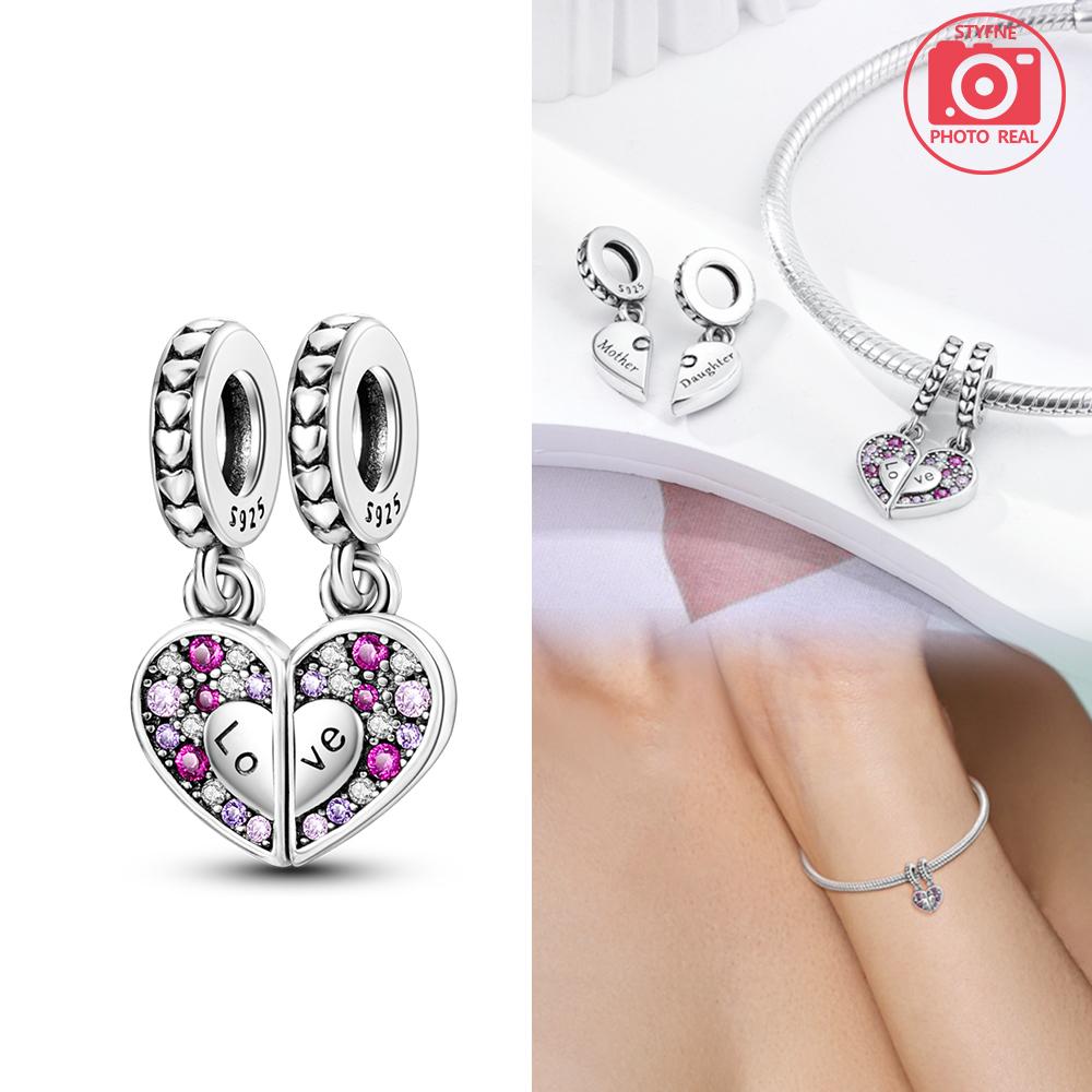 Charms Plata Copper Colors Pink And Purple Pendant Copper Colors For Charms Copper Colors Original Bracelet For Jewelry Making