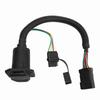 Trailer Wiring Harness 7 Pin 4 Pin Multi Plug Trailer Towing Plug Cord 20135 Replacement for Dodge Ram 1500 2000‑2008