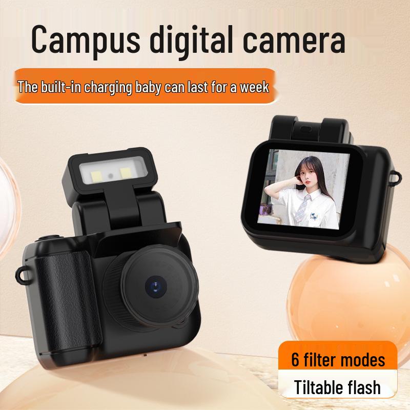 Y4000 Mini Retro Camera: Portable Student-Friendly Camera with Filter for Photography & Video