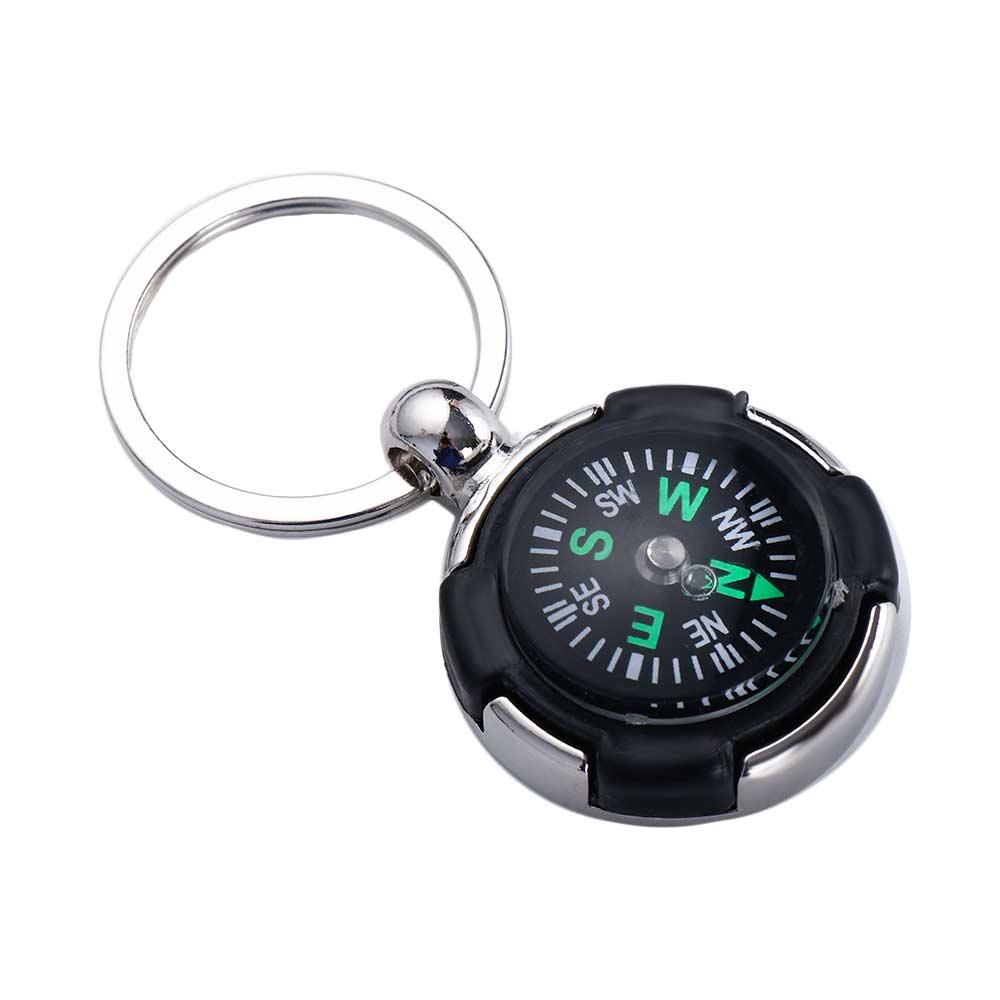 Tool Accessories Carabiner Keyring Keychain Pocket Compass Emergency Wild Compass Mini Compass