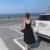 Spring/Summer 2026 French Retro Knee-Length Sleeveless Puff Dress