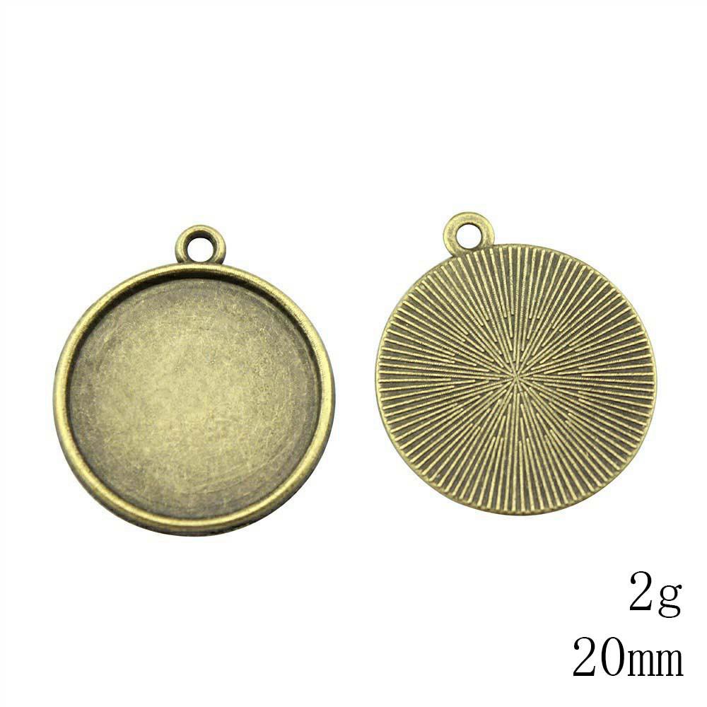 Bijuterii și Accesorii de Ziua Mamei Potrivite pentru Cabochon de Sticlă Rotund 20mm Bază Setare Tavă Bezel Piese Accesorii Bijuterii Accesorii pentru Bărbați