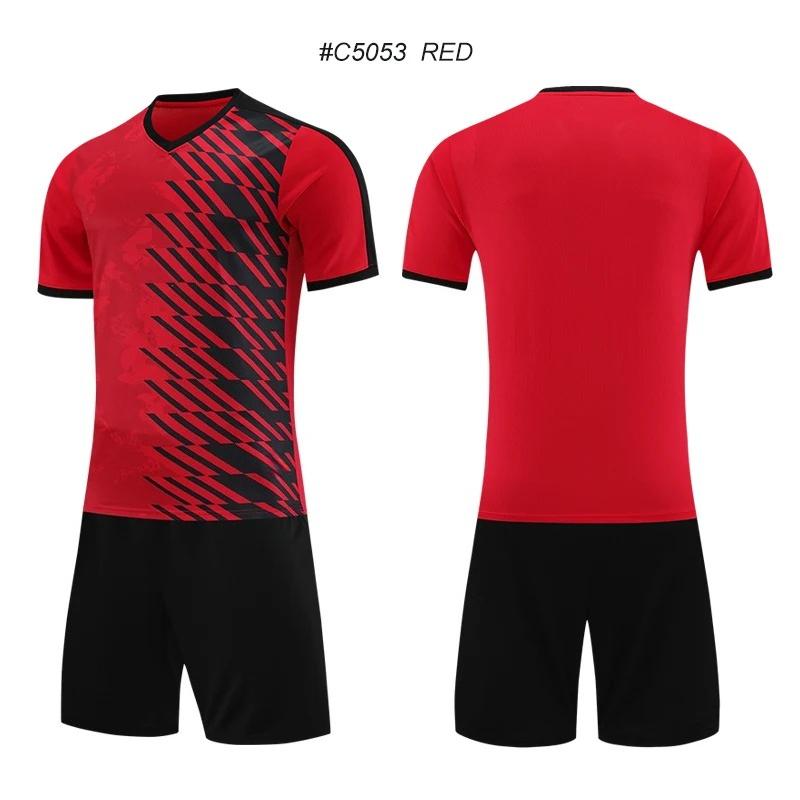 Digital Printing Football Training Uniform Polyester Football Uniform Kits Set Soccer Training Clothes