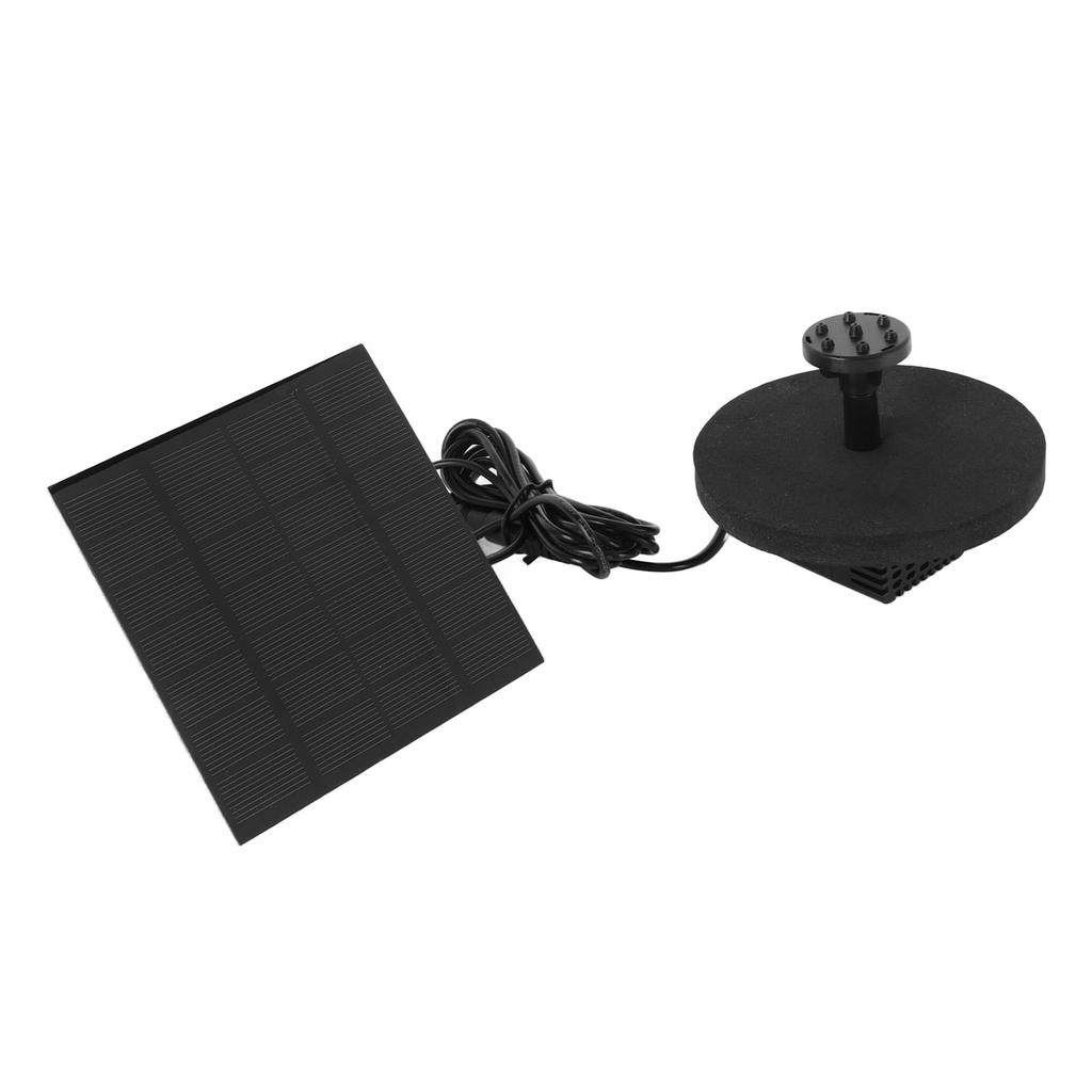 Solar Water Fountain Pump Outdoor Small Submersible Bird Bath Fountain Kit for Pond Garden Pool 120cm Lift