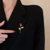 Beautiful Rose Flower Brooches Collection For Women Lady Elegant Flower Pin Summer Design Party Valentine Day Gift