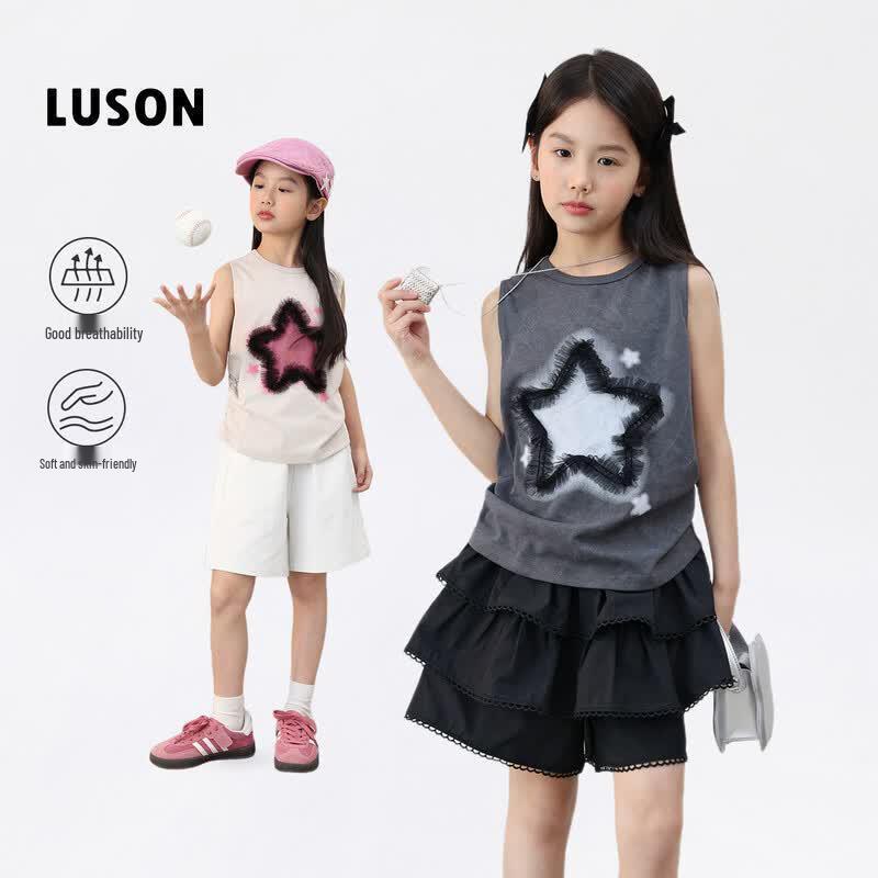 LUSON Girls  Summer Vest Top 140